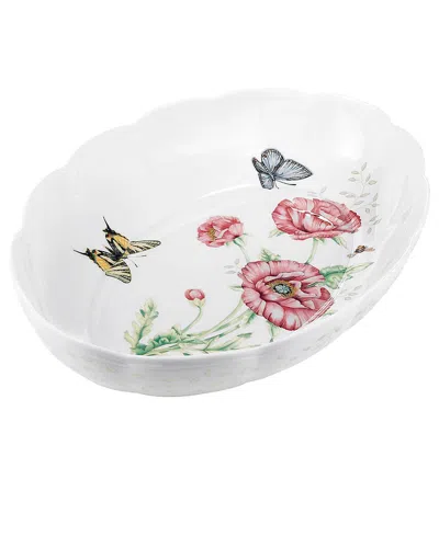 Lenox Butterfly Meadow Oval Baker In Multi