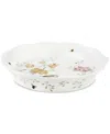 Lenox Butterfly Meadow Pie Dish In White W,multi-color Design