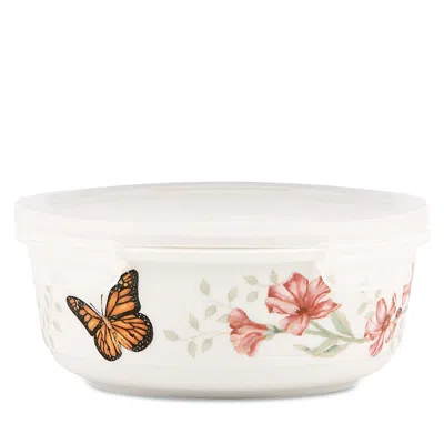 LENOX BUTTERFLY MEADOW ROUND SERVE & STORE CONTAINER