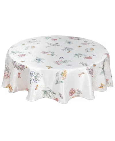 Lenox Butterfly Meadow Round Tablecloth 70" X 70" In Multi