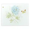 Lenox Butterfly Meadow Small Glass Cutting Board In White