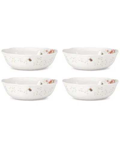 LENOX BUTTERFLY MEADOW SOUP BOWLS, SET OF 4