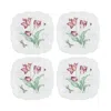 Lenox Butterfly Meadow Square Accent Plates, Set Of 4 In Multi