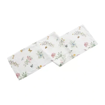 Lenox Butterfly Meadow Table Runner In White