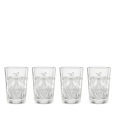 Lenox Butterfly Meadow Tall Glass, Set Of 4 In Clear