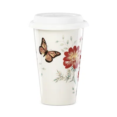 Lenox Butterfly Meadow Travel Mug In White