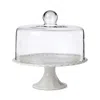 Lenox Cake Plate With Dome Lid In White