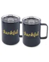 Lenox Cambridge Set Of Two 16oz Thankful Coffee Mugs