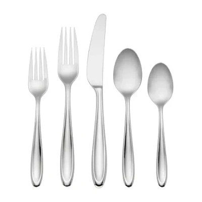 Lenox Cantera 65-pc. 18/10 Stainless Steel Flatware Set In Silver