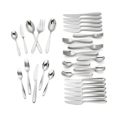 Lenox Cantera 65 Piece 18/10 Stainless Steel Flatware Set