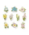 Lenox Celebrate Flowers Ornament Set, 10-piece In Multi And No Color