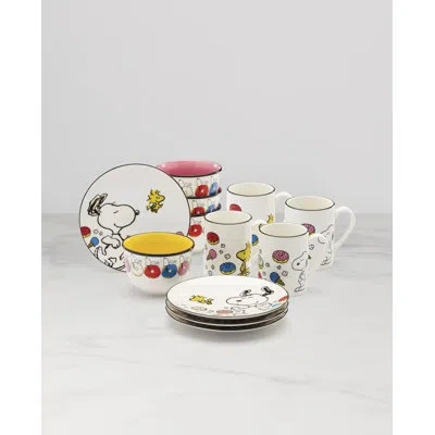 Lenox Chef Snoopy 12 Piece Dessert Set In Multi