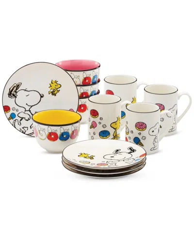 Lenox Chef Snoopy 12-pc. Dessert Set, Service For 4 In Multi
