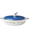 Lenox Chef Snoopy Covered Casserole Dish In White