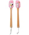 Lenox Chef Snoopy Pink Spatulas, Set Of 2 In Pink