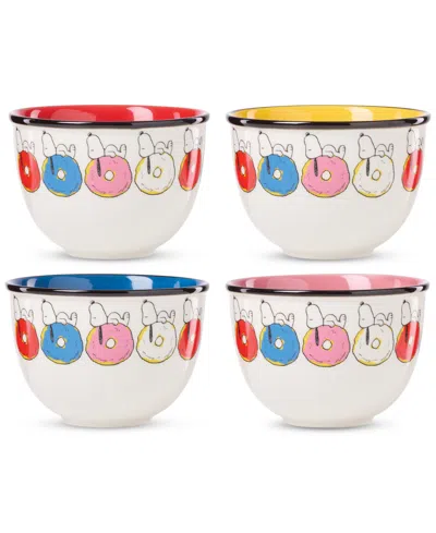 Lenox Chef Snoopy Porcelain Dessert Bowls, Set Of 4 In Multi