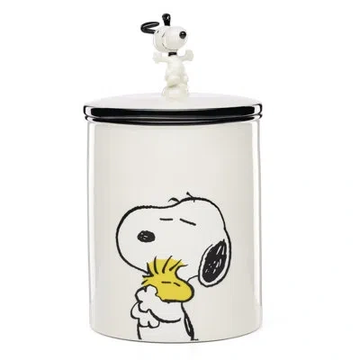 Lenox Chef Snoopy Small Canister In Ivory