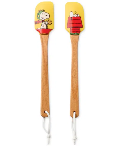 Lenox Chef Snoopy Yellow Spatulas, Set Of 2