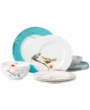 Lenox Chirp 12 Pc. Dinnerware Set, Service For 4 In White