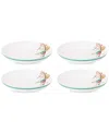 Lenox Chirp Pasta Bowls, Set Of 4 In White