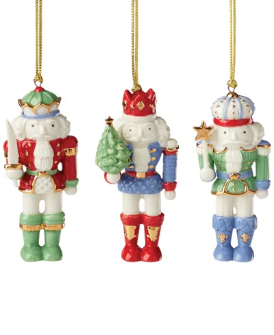 Lenox Christmas Nutcracker Ornaments, Set Of 3 In No Color