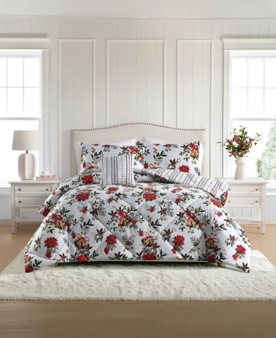 Lenox Christmas Trimmings 4-piece Comforter Set, King In Multi