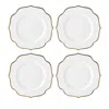 Lenox Set Of 4 Contempo Luxe Accent Plates In White