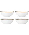 Lenox Contempo Luxe Place Setting Bowls, Set Of 4 In White