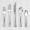 Lenox Continental Dining Platinum 5 Piece Flatware Set, Service For 1 In Silver