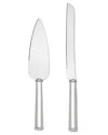 Lenox Devotion 2pc Cake Knife & Server Dessert Set In Silver