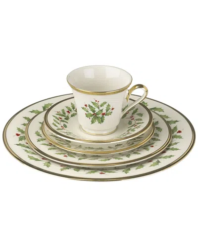 LENOX DISCONTINUED LENOX HOLIDAY 5PC PLACE SETTING