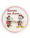 Lenox Disney Holiday Mickey Mouse Cookies For Santa Plate