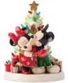 Lenox Disney Mickey & Minnie Lit Tree Figurine In White