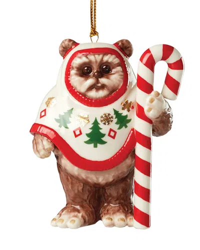 Lenox Ewok Ornament In Brown,wood