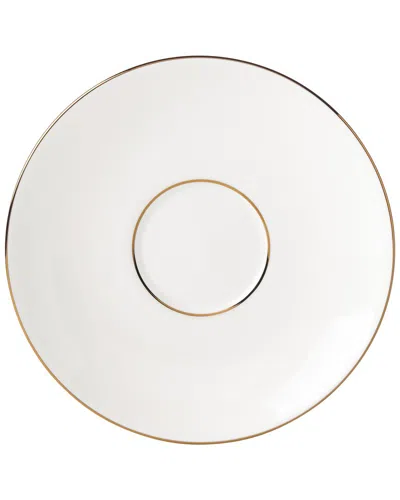 Lenox Continental Dining Gold Saucer In White