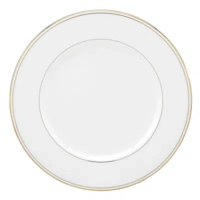 Lenox Federal Gold 8" Salad Plate In White;gold