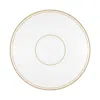 Lenox Federal Gold Tea Saucer In White/k Gold