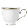 Lenox Federal Gold Teacup In White/k Gold