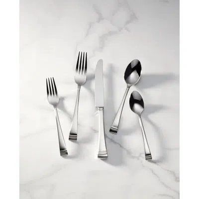 Lenox Federal Platinum 5-piece Stainless Steel Flatware Place Setting, Silver