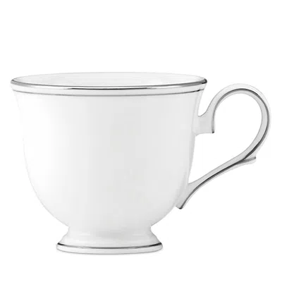 Lenox Federal Tea Cup In White/platinum