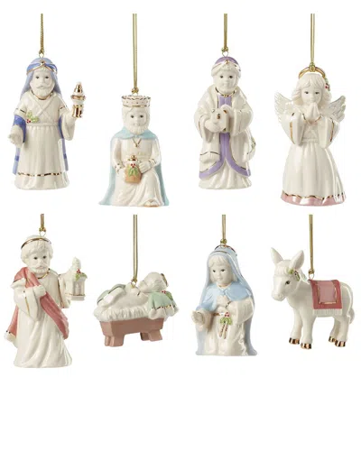 LENOX LENOX FIRST BLESSINGS NATIVITY 8PC ORNAMENT SET