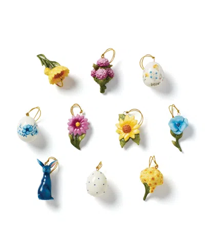 Lenox Floral Easter Ornament Set, 10-piece In Multi And No Color