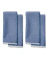 Lenox French Perle 19" X 19" Napkins Set, 4 Piece In Blue