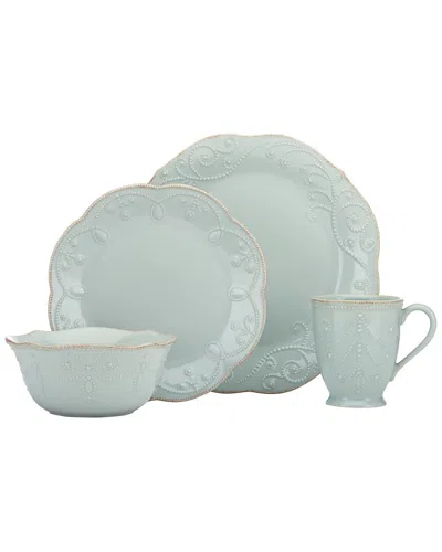 Lenox French Perle 4pc Place Setting In Blue