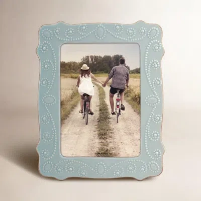 Lenox French Perle Giftware Picture Frame In Ice Blue