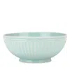 Lenox French Perle Groove Collection Ice Blue Serving Bowl In Light Blue