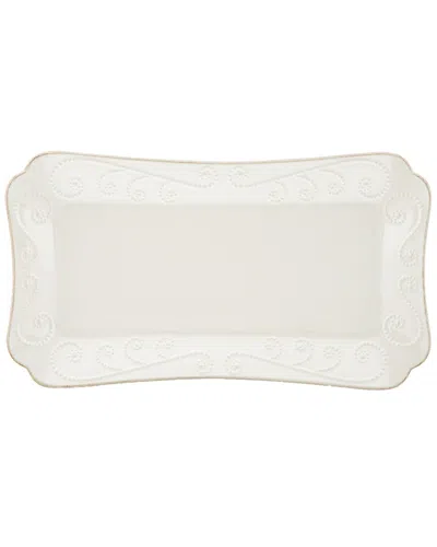 Lenox French Perle Hors D'oeuvres Tray In White