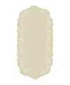 Lenox French Perle Linen Embroidered Centerpiece 14x36 In Linen