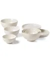 Lenox French Perle Luna 8pc Nesting Dinnerware Set In Neutral