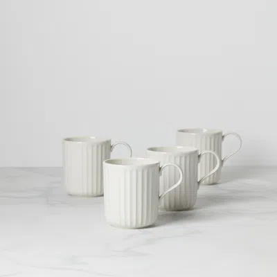 LENOX FRENCH PERLE MUG, SET OF 4